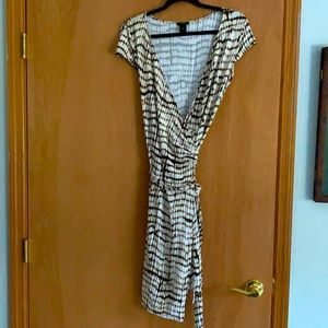 Ann Taylor snake print wrap dress, medium 🐍